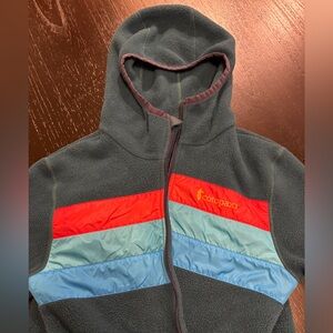 Cotopaxi Multicolor Hooded Fleece Jacket